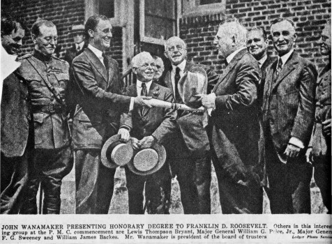 FDR gets honorary degree