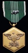 army commendation medal with two oak leaf clusters military award