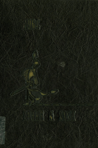 (eg., PMC 1964 Yearbook Cover dark green background)