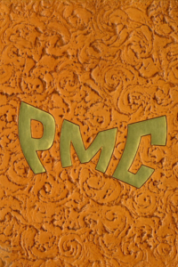 (e.g., PMC 1970 Yearbook Cover orange background with green PMC letters)