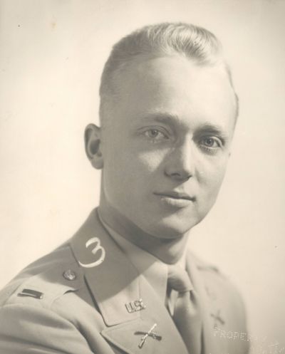 A portrait of William J. Wolfgram, PMC '43