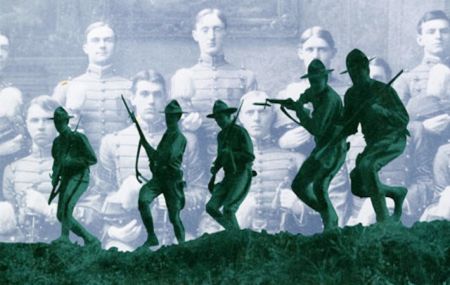 (PMC Fallen Soldiers five green colored soilders)