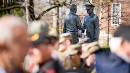 Statue at Founders Day
