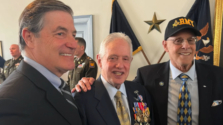 Larry Liss Silver Star Ceremony