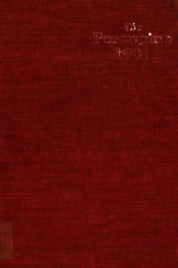 (e.g., PMC 1901 Yearbook Cover red theme)